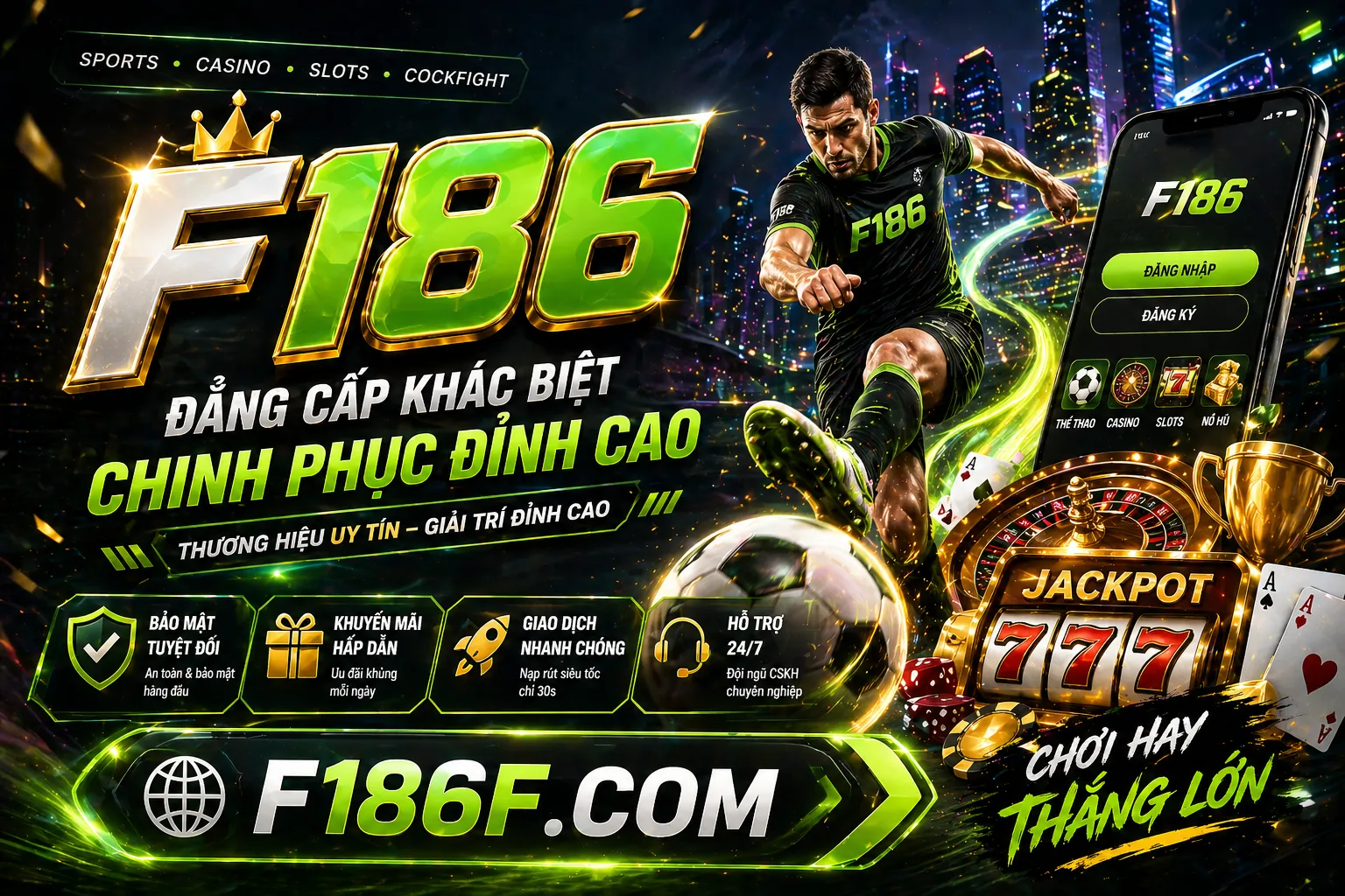 Máy đánh bạc tại 6ffvip nhà cái với jackpot lớn